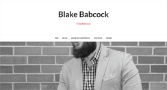 Desktop Screenshot of blakebabcock.com