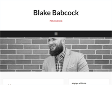 Tablet Screenshot of blakebabcock.com